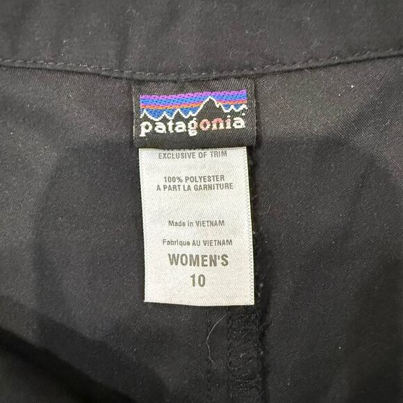Patagonia Duway Athletic Skort Skirt Women’s Size 10 Black Side Zipper Gorpcore - Picture 5 of 8